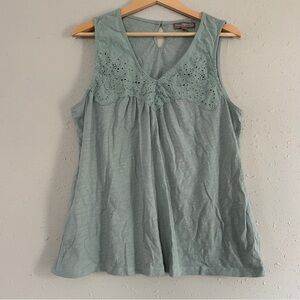 🦋 Victory Outfitters Mint Sleeveless Blouse Casual Comfy XXL